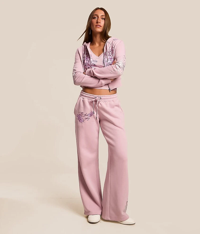 Cross Wings Cropped Hoodie