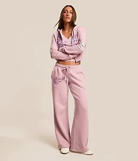 Cross Wings Cropped Hoodie