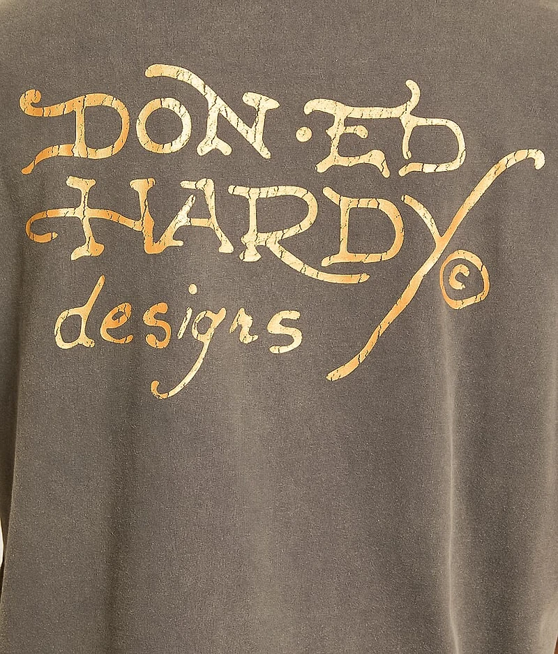 Panther Rose Rhinestone T-Shirt