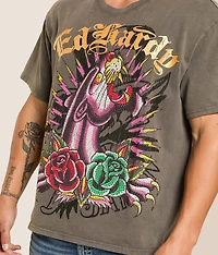 Panther Rose Rhinestone T-Shirt