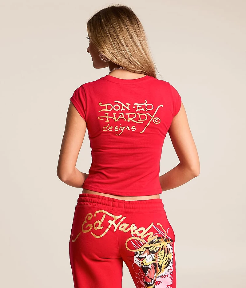 Tiger Mountain Cropped Baby T-Shirt