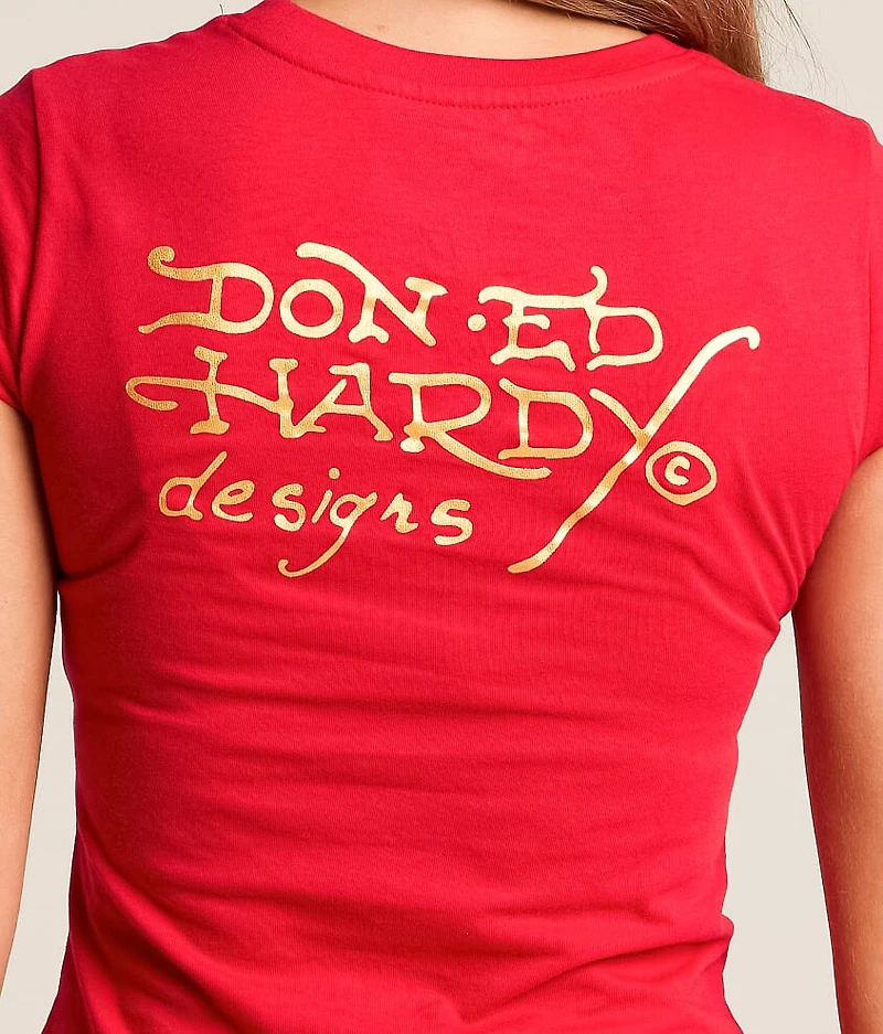 Tiger Mountain Cropped Baby T-Shirt