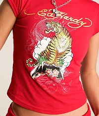 Tiger Mountain Cropped Baby T-Shirt