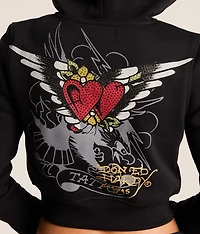 Sacred Heart Cropped Hoodie