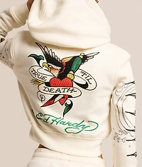 Pink Panther Cropped Hoodie