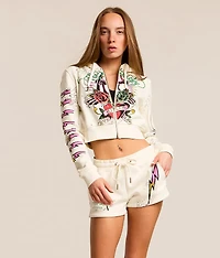 Pink Panther Cropped Hoodie