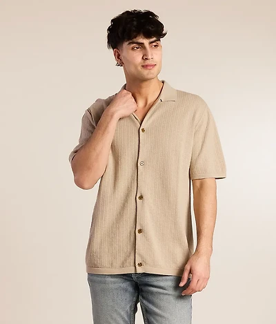 Textured Knit Shirt