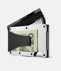 Polar White Money Clip Wallet