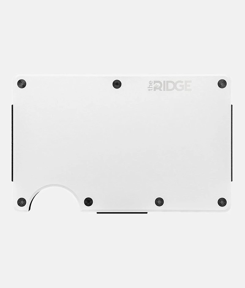 Polar White Money Clip Wallet
