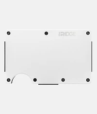Polar White Money Clip Wallet