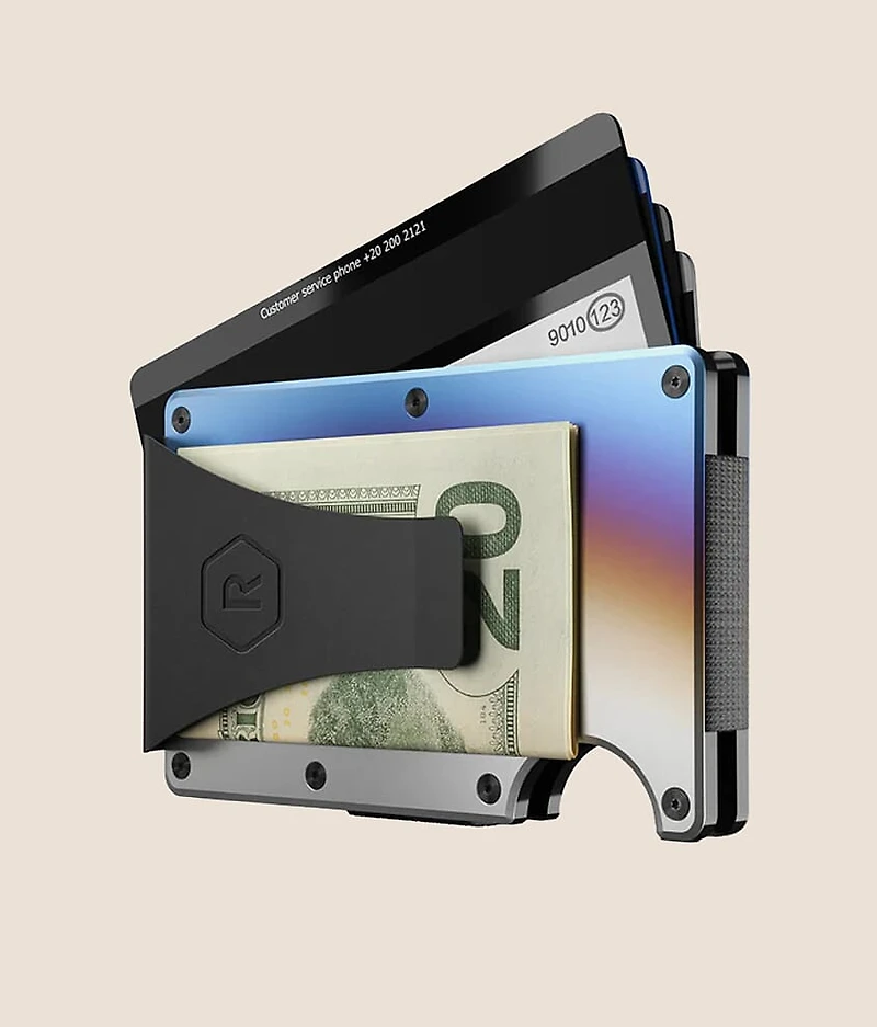 Burnt Titanium Wallet