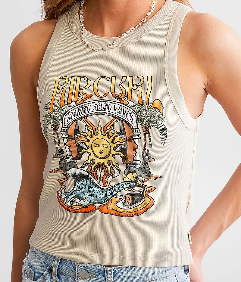 Rip Curl Sound Wave Cropped Tank Top
