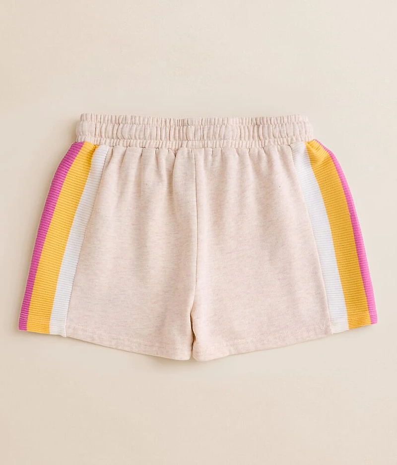 Girls - Las Dalias Color Block Short