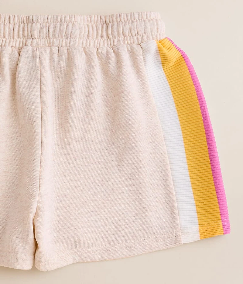 Girls - Las Dalias Color Block Short