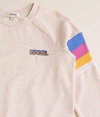 Girls - Las Dalias Raglan Color Block Pullover