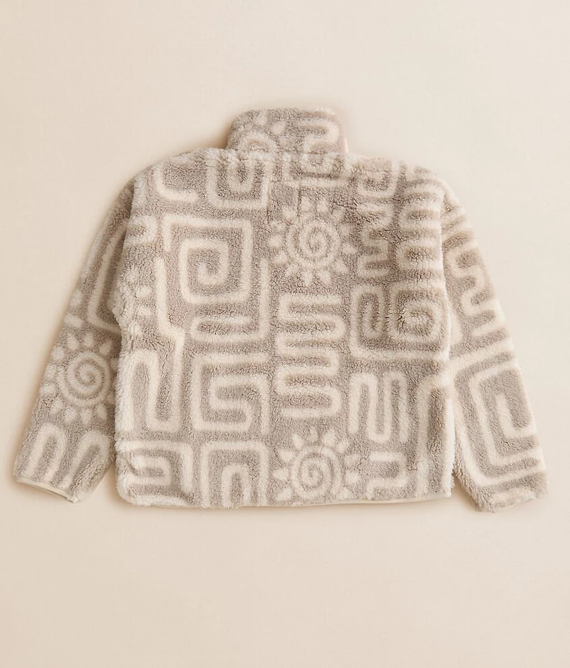 Girls - Sunset Luau Polar Fleece Pullover