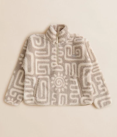Girls - Sunset Luau Polar Fleece Pullover