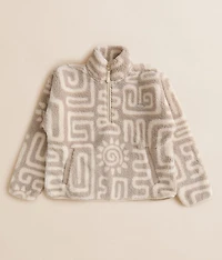 Girls - Sunset Luau Polar Fleece Pullover