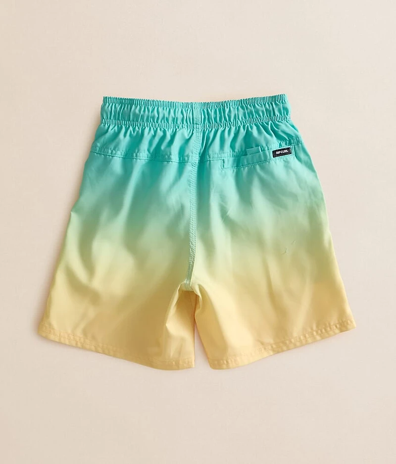 Boys - Offset Fade Volley Swim Trunks
