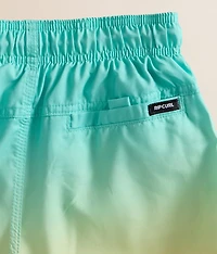 Boys - Offset Fade Volley Swim Trunks