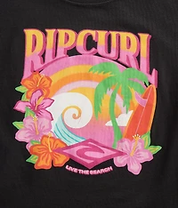 Girls - Tropical Dawn Cropped T-Shirt