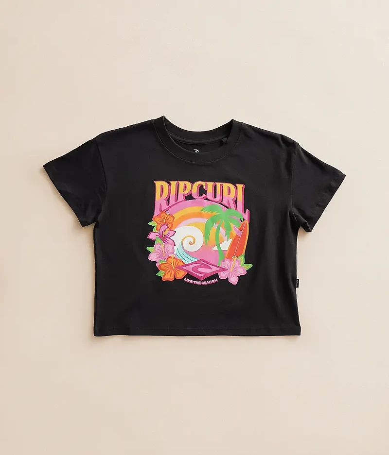 Girls - Tropical Dawn Cropped T-Shirt