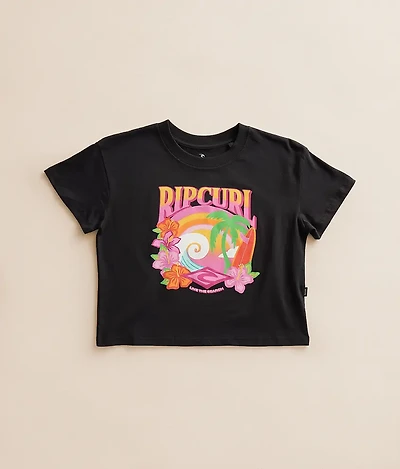 Girls - Tropical Dawn Cropped T-Shirt