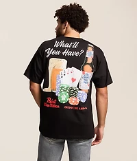 Pabst Blue Ribbon Poker T-Shirt