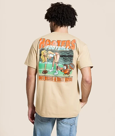 Hooters Football T-Shirt