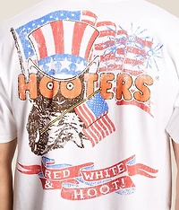 Hooters Red White & T-Shirt