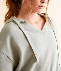 Boxy Hooded Sweatshirt