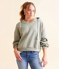 Boxy Hooded Sweatshirt
