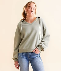 Boxy Hooded Sweatshirt