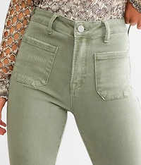 High Rise Flare Stretch Jean