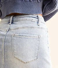 Denim Maxi Stretch Skirt