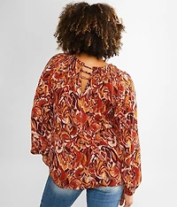 Strappy Wide Neck Top