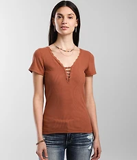 Lace Trim Top