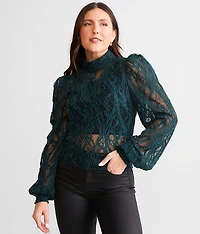 Beaded Lace Top