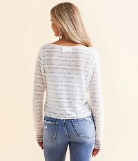 Lace Cropped Top