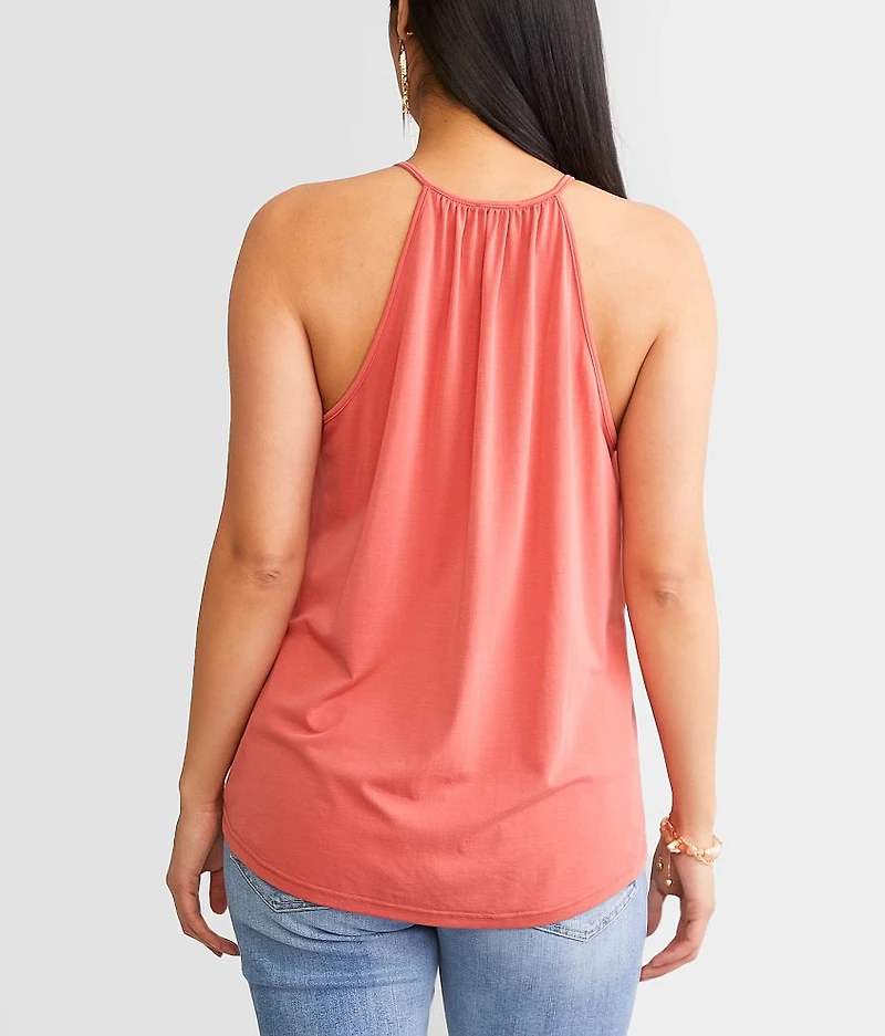 Lace-Up Tank Top