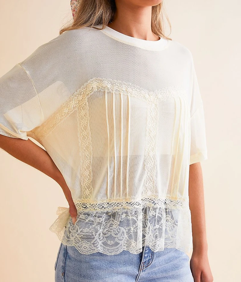 Lace Mesh Top