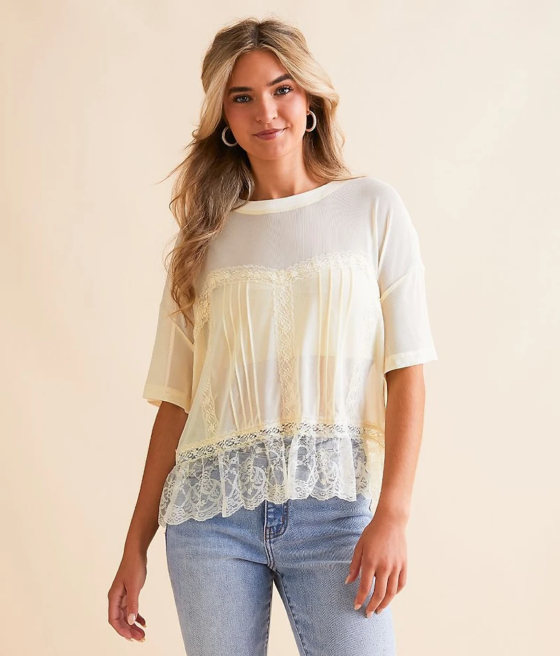 Lace Mesh Top