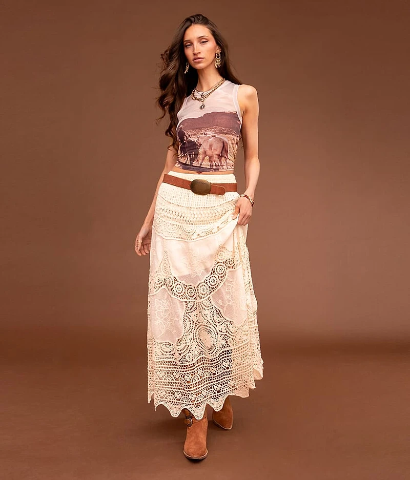 Crochet Midi Skirt