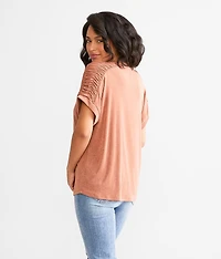 Sheen Knit Top