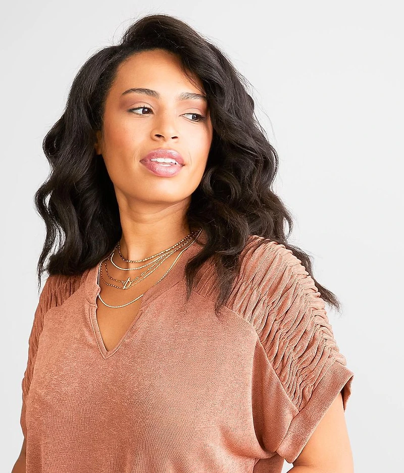 Sheen Knit Top