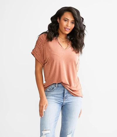 Sheen Knit Top