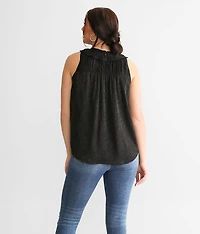Shaping & Smoothing Floral Jacquard Tank Top