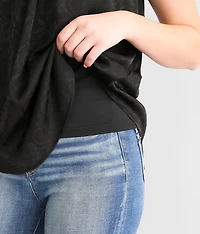 Shaping & Smoothing Floral Jacquard Tank Top