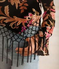 Velvet Fringe Top