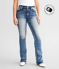 Semah Curvy High Rise Boot Stretch Jean